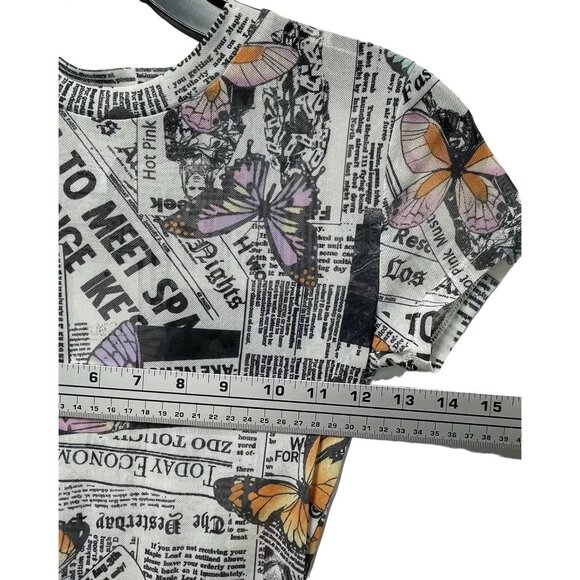 Rue 21 - Women's Short Sleeve Round Neck Bodysuit - White - Extra Small - Picture 3 of 11